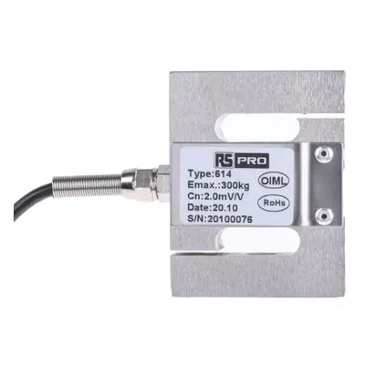 RS PRO Load Cell, 300kg Range, Compression, Tension Measure