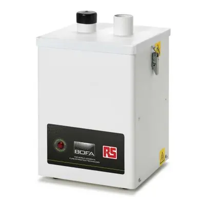 RS PRO V250, 230V ac Solder Fume Extractor, HEPA H13, 135W, Type C - EuroPlug to Type G - Britis