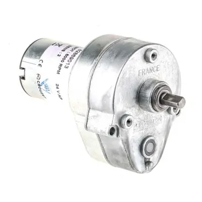 Crouzet Brushed Geared DC Geared Motor, 3 W, 24 V dc, 2 Nm, 27 rpm, 6mm Shaft Diameter