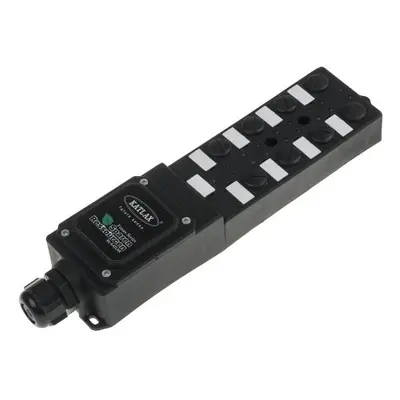 RS PRO Sensor Box, M12, 5 way, 8 port