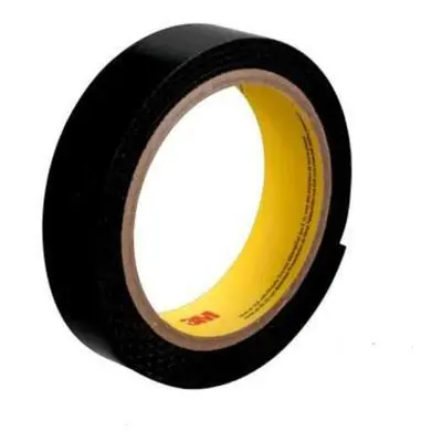 3M Black Hook & Loop Tape, 25mm x 45.7m