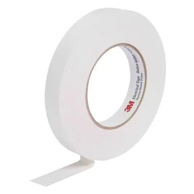 3M Scotch 27 Cloth Tape, 55m x 25mm, White, Glass Finish