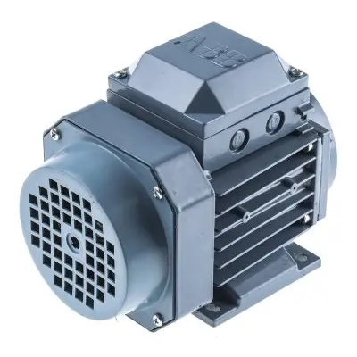 ABB 3GAA Reversible Induction AC Motor, 0.18 kW, IE2, 3 Phase, 4 Pole, 415 V, Foot Mount Mountin