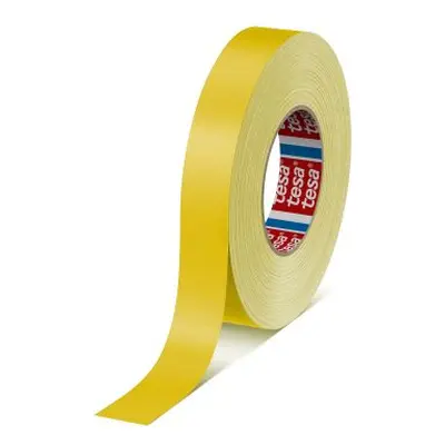 Tesa 4651 Cloth Tape, 50m x 25mm, Yellow