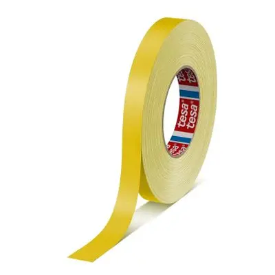 Tesa 4651 Cloth Tape, 50m x 19mm, Yellow