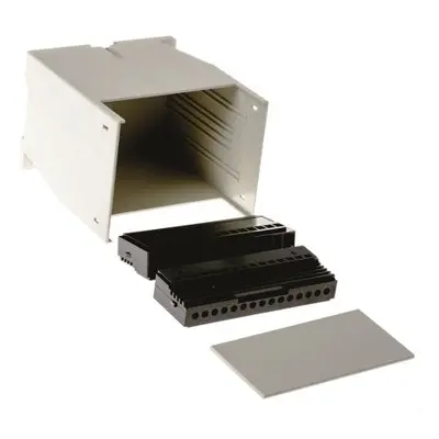 RS PRO Modular Enclosure Enclosure Type, 75 x 99.7 x 110mm, Polycarbonate DIN Rail Enclosure