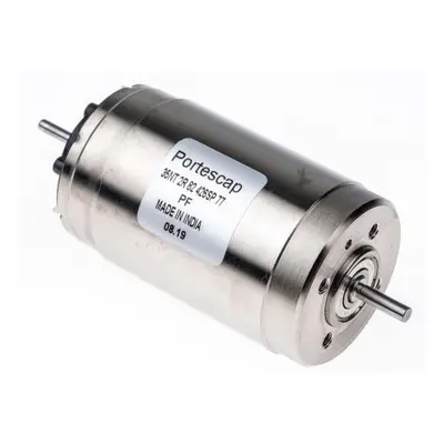 Portescap Brushed DC Motor, 102 W, 32 V, 115 mNm, 5900 rpm, 3mm Shaft Diameter