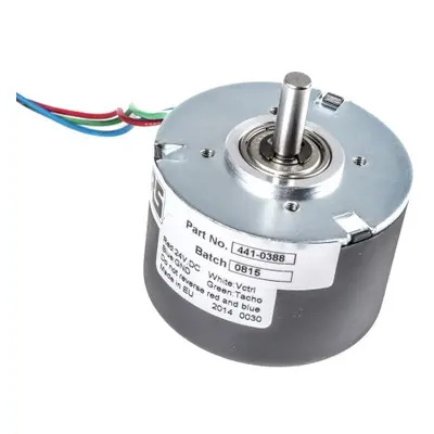 McLennan Servo Supplies Brushless DC Motor, 12 W, 24 V dc, 0.03 Nm, 4550 rpm, 5.99mm Shaft Diame