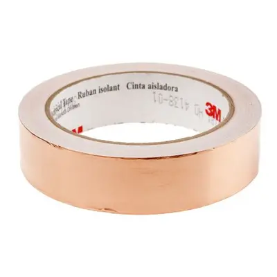 3M 1181 Conductive Metallic Tape, 25.4mm x 16.5m