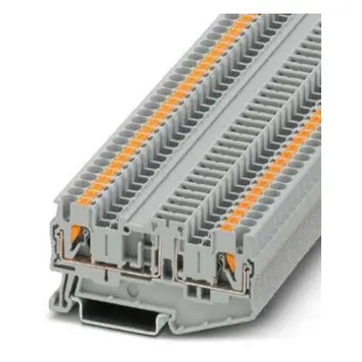 Phoenix Contact PT Series PT 2, 5-TGB Feed Through Terminal Block, 2-Way, 16A, 26 → 12 AWG Wire,