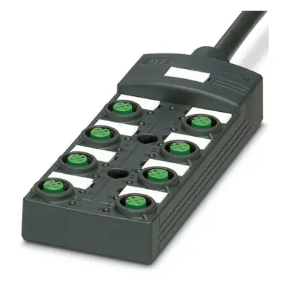 Phoenix Contact SACB Series Sensor Box, M12, 5m cable, 4 way, 8 port