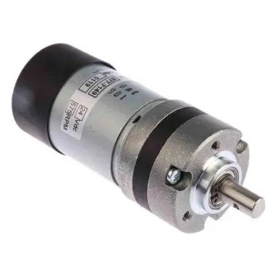 Micromotors Brushed Geared DC Geared Motor, 22.8 W, 24 V dc, 20 Ncm, 575 rpm, 8mm Shaft Diameter