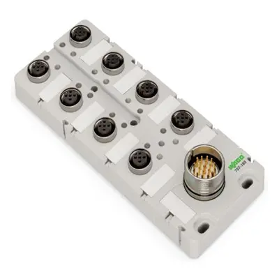 WAGO 757 Series Actuator Hub, M12, 5 way, 8 port