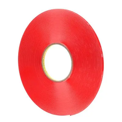 3M 4918F, 700003 Clear Foam Tape, 19.0mm x 16.50m, 2.0mm Thick