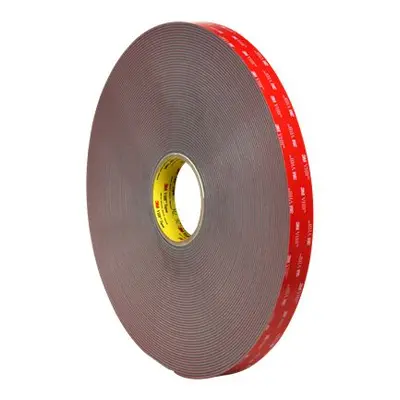 3M 4991, 700003 Grey Foam Tape, 19mm x 16.5m, 2.3mm Thick