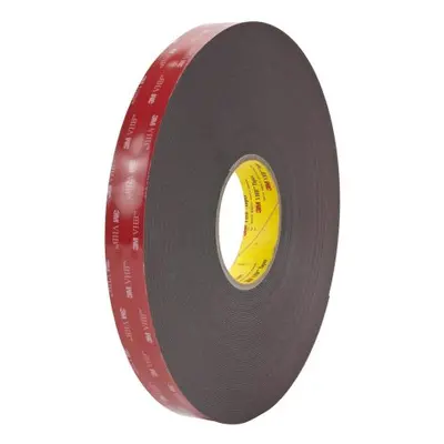 3M 5952F, VHB™ Black Foam Tape, 25.0mm x 33.0m, 1.10mm Thick