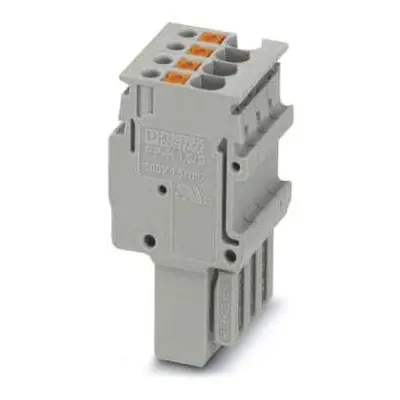 Phoenix Contact Din Plug, 4-Way, 17.5A, 26 → 16 AWG Wire, Push In Termination