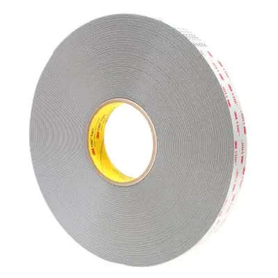 3M 4941, 700007 Grey Foam Tape, 12.0mm x 33.0m, 1.10mm Thick