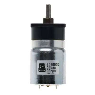 RS PRO Brushed Geared DC Geared Motor, 24 V dc, 0.26 Nm, 172 rpm, 5.5mm Shaft Diameter