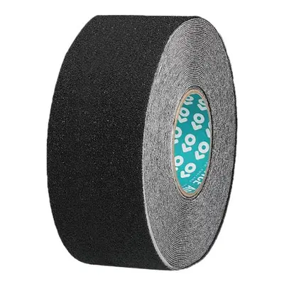 Advance Tapes Black PVC 18m Hazard Tape, 1mm Thickness