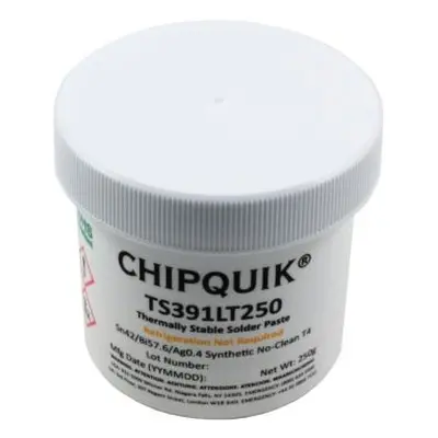 CHIPQUIK Thermally Stable Solder Paste Lead Free Solder Paste, 250g Jar