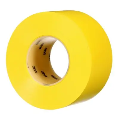 3M 971 Yellow Vinyl 32.9m Floor Tape, 0.43mm Thickness