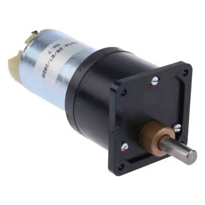 RS PRO Brushed Geared DC Geared Motor, 12 V dc, 600 mNm, 5 rpm, 6mm Shaft Diameter