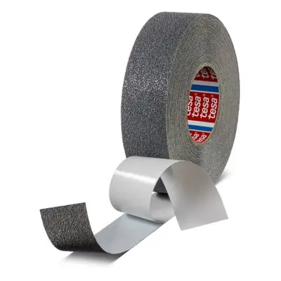 Tesa Grey PVC Film 50m Adhesive Anti-slip Tape, 1.365mm Thickness