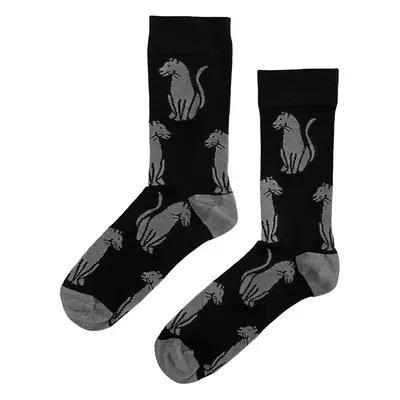 Soft Top Black Panther Bamboo Socks | UK Adult 4-7