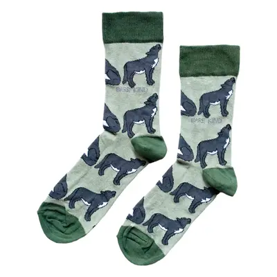 Save the Wolves Bamboo Socks | UK Adult 7-11