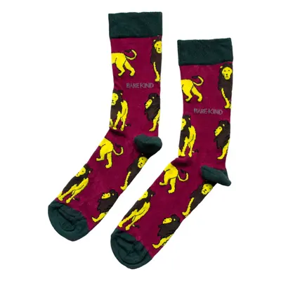 Save the Lions Bamboo Socks | UK Adult 4-7