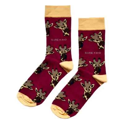 Save the Giraffes Bamboo Socks | UK Adult 4-7