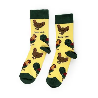 Save the Chickens Bamboo Socks | UK Adult 7-11