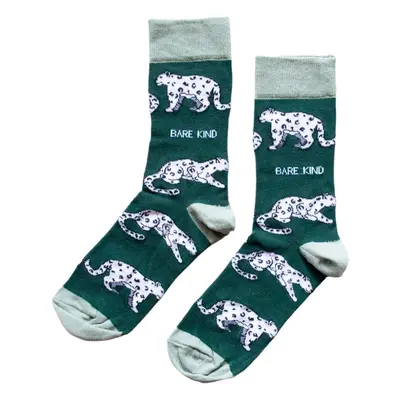 Save the Snow Leopards Bamboo Socks | UK Adult 7-11