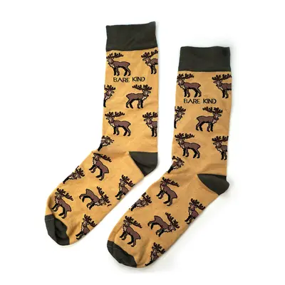 Save the Highland Deer Bamboo Socks | UK Adult 4-7