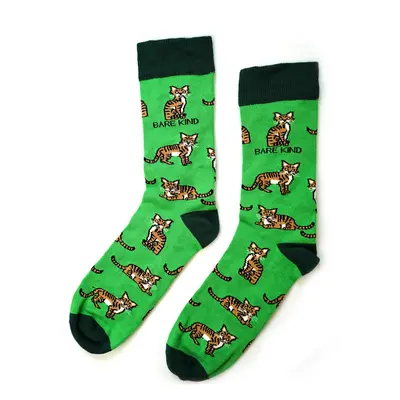 Save the Highland Wildcat Bamboo Socks | UK Adult 4-7