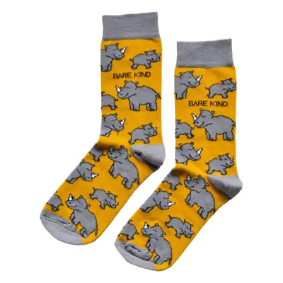 Save the Rhinos Bamboo Socks | UK Adult 7-11