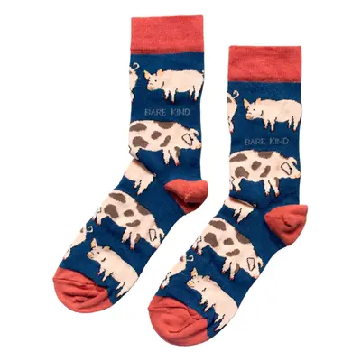 Save the Pigs Bamboo Socks | UK Adult 7-11