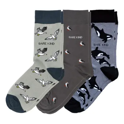 Grey Lover 3 Bamboo Sock Set | UK Adult 4-7