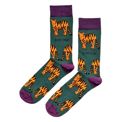 Save the Tigers Bamboo Socks | UK Adult 7-11