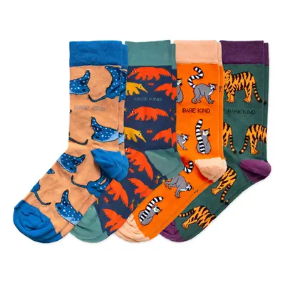 Orange Lover Bamboo Sock Set | UK Adult 4-7