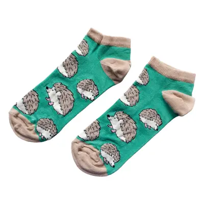 Hedgehog Bamboo Trainer Socks | UK Adult 4-7