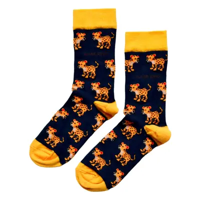 Save the Leopards Bamboo Socks | UK Adult 4-7