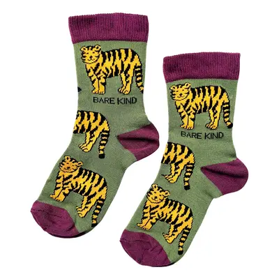 Save the Tiger Bamboo Socks for Kids | UK Kids 6-9 | Age 3-5 yrs