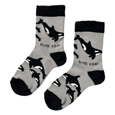 Save the Orcas Bamboo Socks for Kids | UK Kids 6-9 | Age 3-5 yrs