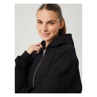 Björn Borg Studio Oversized Zip Hoodie Black