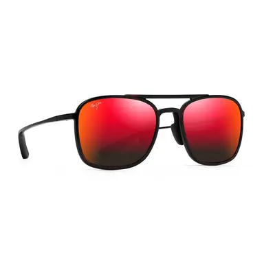 Black Red Tortoise/Hawaii Lava-Red Mirror / 55