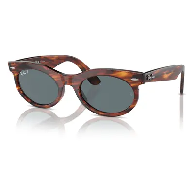 Striped Havana/Dark Blue Polarised / 50