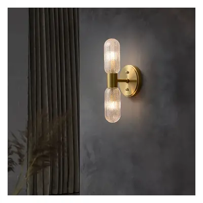 Dumboo Brass Wall Sconce 2-Light LED Indoor Lighting Up and Down