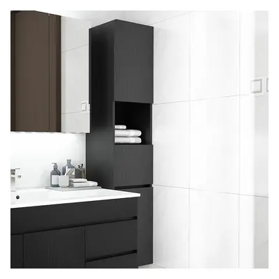 Modern Bathroom Cabinet with Drawers Wall Mounted Bathroom Cabinet with Doors with Shelf